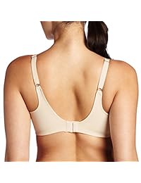 Sujetador con aros, minimizador, sin forro, de tres secciones, para dama