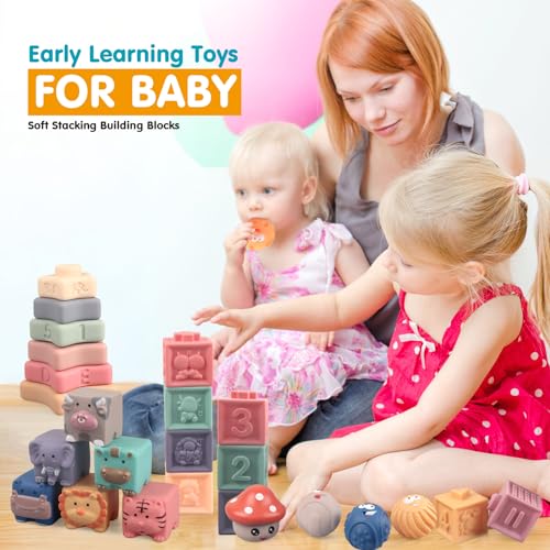 Month Old Baby Toys Montessori Toys Baby Bath Toy: 12 Pack