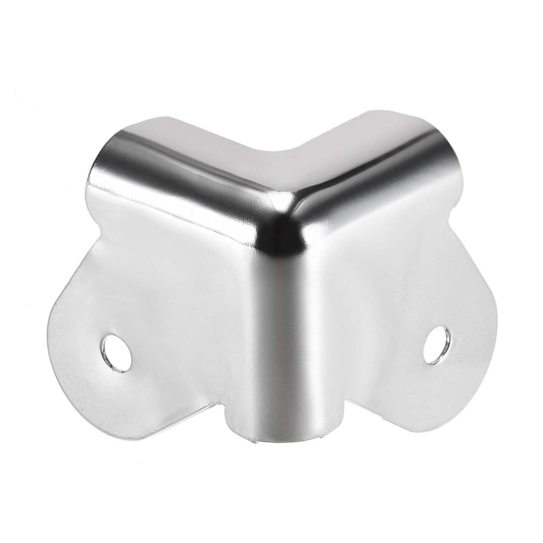 sourcing map Speaker Corner Protectors Cabinets Edge Corner Speaker Stackable Guard Wrap Angle 1.4 Inches Case Protection Metal 4pcs