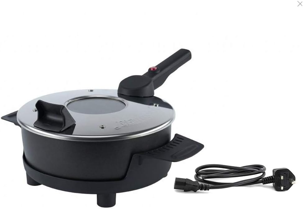 Prima Cooker Remoska Prima Electric Cooker with Glass Lid 4L - BigaMart