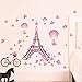 Wall Sticker, Hatop New Butterfly Flower Fairy stickers Bedroom Living Room Walls (A)