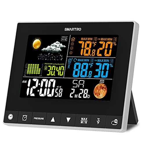 SMARTRO Weather Station Wireless Indoor Outdoor Thermometer