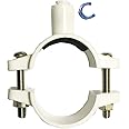 Drain Saddle Valve with 1/4" Quick Connect for Reverse Osmosis (RO) Systems, in white