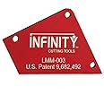 Infinity Cutting Tools Lock Miter Master Jig - for Bits Cutting 5/8" - 1-3/16" Stock| Carbide Tip | Heavy-Duty | for Handheld Or Table Mounted Wood Router