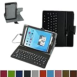 Mama Mouth Rotary Stand PU Leather Case Cover With Removable Micro USB Keyboard for 7.85