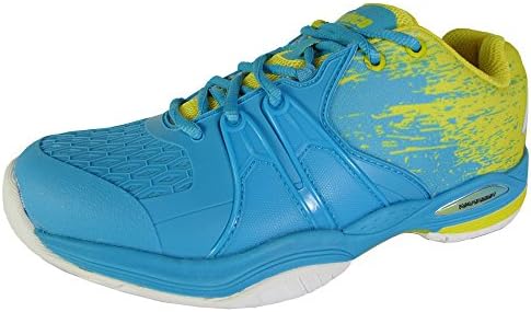 Prince Womens Warrior Lite Tennis Sneaker Shoes, Blue/Yellow, US 7.5