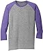Joe's USA Men's Raglan Baseball T-Shirt. 3/4 Sleeve Baseball Tees. Sizes: XS-4XL