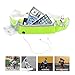 Adjustable Running Belt, Waterproof Fanny Pack with Water Bottles Zipper Pockets and Headphone Port Waist Bag ,Hands Free Workout Waist Pack Fits iPhone X /8 for Running Hiking Cycling Climbing,Green