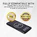 ASTRACASE Magnetic Wireless Battery Compatible with iPhone X/XS/8/8 Plus/Galaxy S9 Plus/S9/S8 Plus/S7,5000mAh Power Bank & Ultra Slim Phone Cover