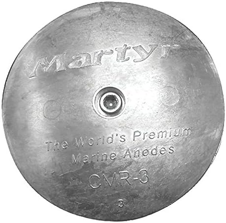 MartyrMartyr CMP-06, Rudder/Trim Tab Disc Anodes, Stainless Steel Allen Head