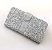 Apple iPhone 6 6s 4.7 inch Phone Case,Vandot Diamond Bling Shiny Shining Sparkle Wallet Case Crystal Rhinstone Cover PU leather Magnetic Flip Folio Stand [Perfect Fit] [Shockproof] Skin Shell-Silver