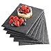 VonShef Mini Slate Cheese Board Plates for Dinner Parties and Entertaining, 8.7 x 6.3 Inches, Set of 6