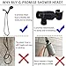 G-Promise High Pressure Shower Head 6 Spray Setting Hand Held Shower Head with Adjustable Solid Brass Shower Arm Mount， Extra Long Flexible Stainless Steel Hose (Oil-Rubbed Bronze)