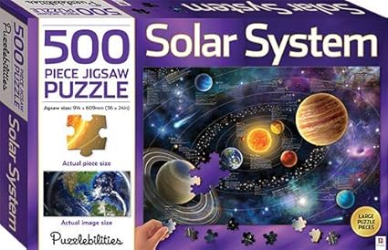 Puzzlebilities Solar System 500 Piece Jigsaw Puzzle