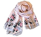 Changx Girl's Fashion style Luxury Warm Silk Scarves Turban