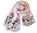 Changx Girl's Fashion style Luxury Warm Silk Scarves Turban