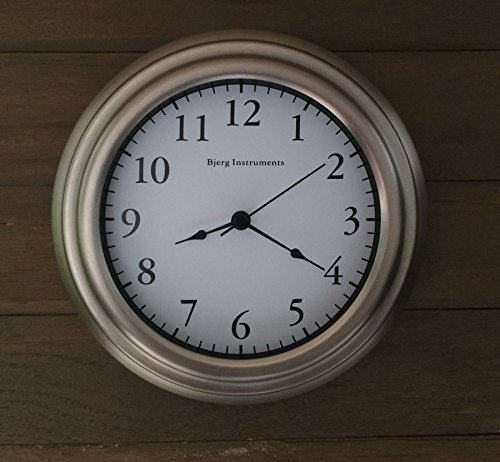Bjerg Instruments Small 8" Wall Clock (satin nickel) - Thumbnail 2