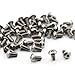Owfeel Pack of 50pcs M510MM Button Head Hex Socket Cap Screws 304 stainless steel bolts