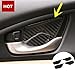Carbon Fiber Inner Door Handle Bowl Cover Trim 4pcs For Honda Civic Si 2017-2018