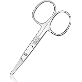 Personal Care Scissors - Great For Trimming Nose Hair, Ear Hair, Beards and Mustaches. These Personal Care Scissors Also Include A Smooth, Rounded Tip For Safety. Guaranteed For Life.