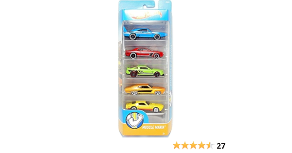 hot wheels muscle mania 5 pack 2018