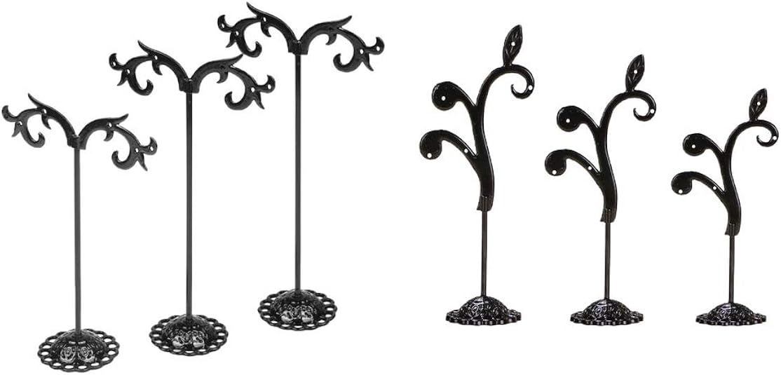 Milageto Juego de 6 Soportes de Exhibición de Aretes para Mostrar