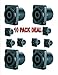 Zebra Sound 10 Female SPEAKON Speaker Cable 4 Wire Panel Mount Audio CONNECTORS Total of 10