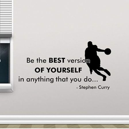 ACEYCYS Sé el Mejor Baloncesto Fitness Deporte Vinilo Sticke ...