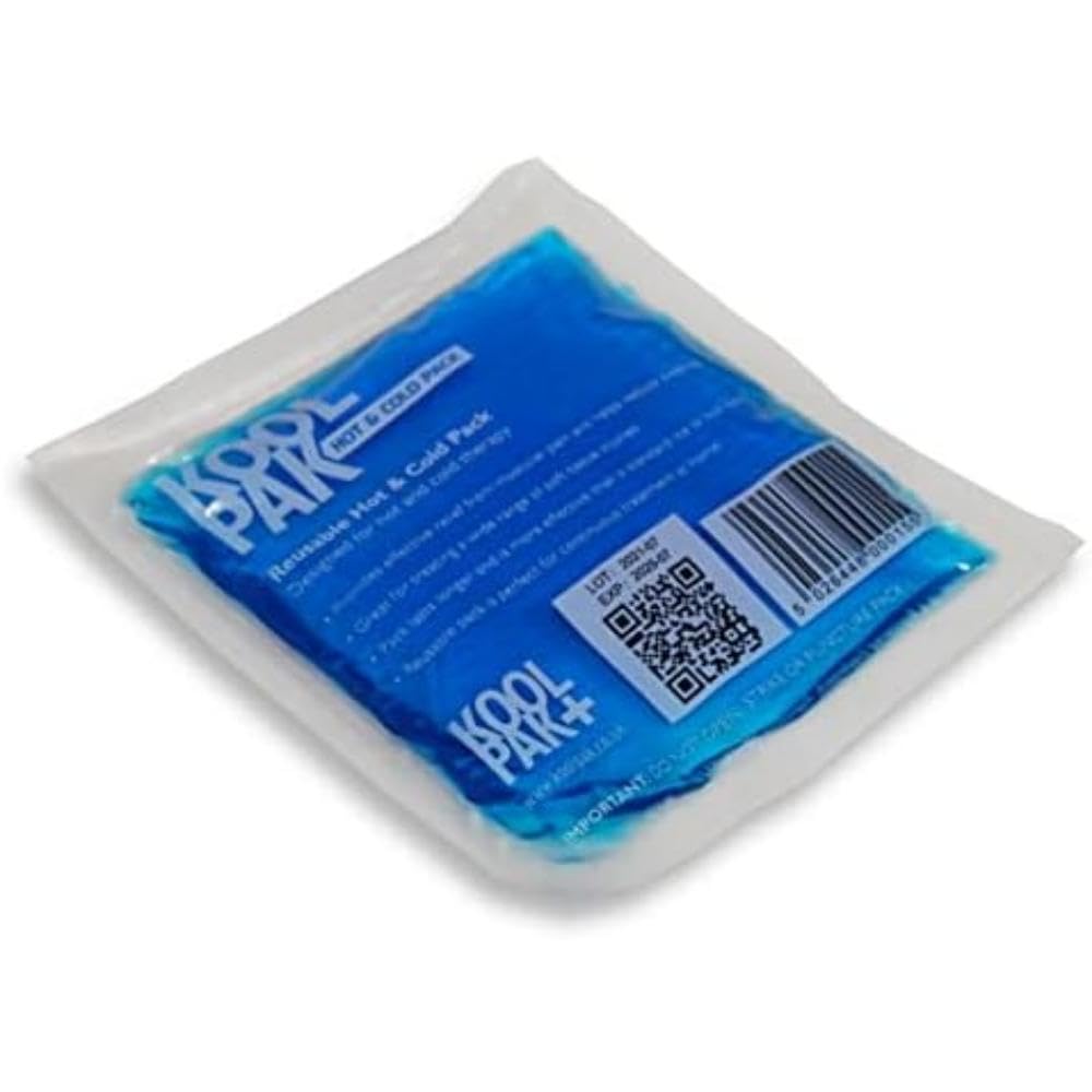 Koolpak Small Reusable Gel Pack x3 and Small Hot & Cold Pack Cover x3