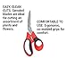 Corona Stainless Steel Floral Scissors, 3 Inch Blade, FS 4000,Red