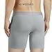Separatec Men's 3 Pack Micro Modal Separate Pouches Comfort Fit Boxer Briefs(XL,Light Gray)