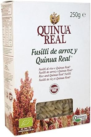 Quinua Real Organic Rice &amp; Quinoa Fusilli 250g (Pack of 4)