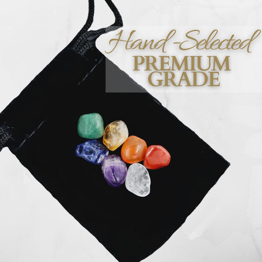 Mua ZATNY Crystals and Healing Stones Premium Kit Wooden Box - 7 Chakra ...