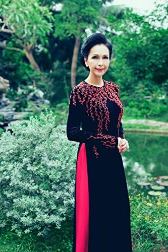 Ao Dai - Traditional Viet Nam Vietnamese Long Dress Collections With Pants - Silk Thai Tuan - Custom- All Sizes