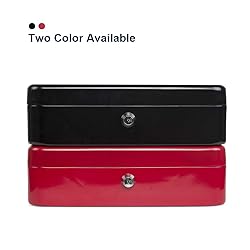 KYODOLED Locking Cash Box with Lock,Money Box with
