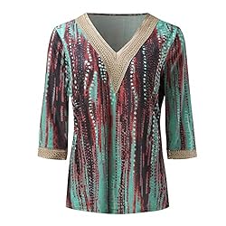 Cheifay Tank Tops Women 3/4 Sleeve Shirts for Women
