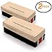 Emraw Felt Chalkboard Eraser Cleaner Kit for Dry Erase Board Blackboard Chalk Eraser Whiteboard Peel Eraser Black Board Eraser Duster Office School Shell Blackboard Cleaner Set of 2