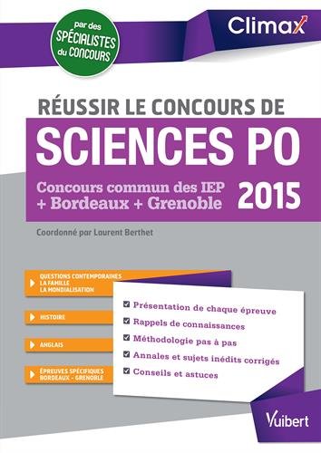 Réussir le concours de Sciences Po 2015