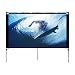 Outdoor Projector Screen - Foldable Portable Outdoor Front Movie Screen, Setup Stand, Transportable Full Set Bag for Camping and Recreational Events,80 Inch by Vamvo primary