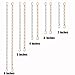 Sunmns Stainless Steel Necklace Bracelet Extender Chain Set, 10 Pieces (Golden, Silvery)