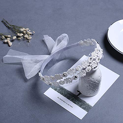 Baby Girls Headbands, AOKE Chiffon Flower Lace Band Hair Accessories for Newborns, Toddlers and Children