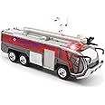 Ailejia Airport Fire Trucks for Boys, Fire Engine Toys Diecast Fire Truck Engine Pullback Friction Toy Engineering Vehicle fire Truck Model (red)