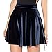 Idingding Womens Hot Sale Lace Velvet Night Club Party Mini Skater Skirt