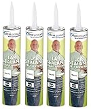 Dicor 501LSW-1 White 10.3 oz Tube EPDM Rubber Roof Lap Sealant Quantity 4