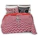 Where The Polka Dots Roam Ballerina/Brake Full/Queen Dancer Duvet Cover for Kids Bedding with 2 Pillowcases (L 90in x W 92in)