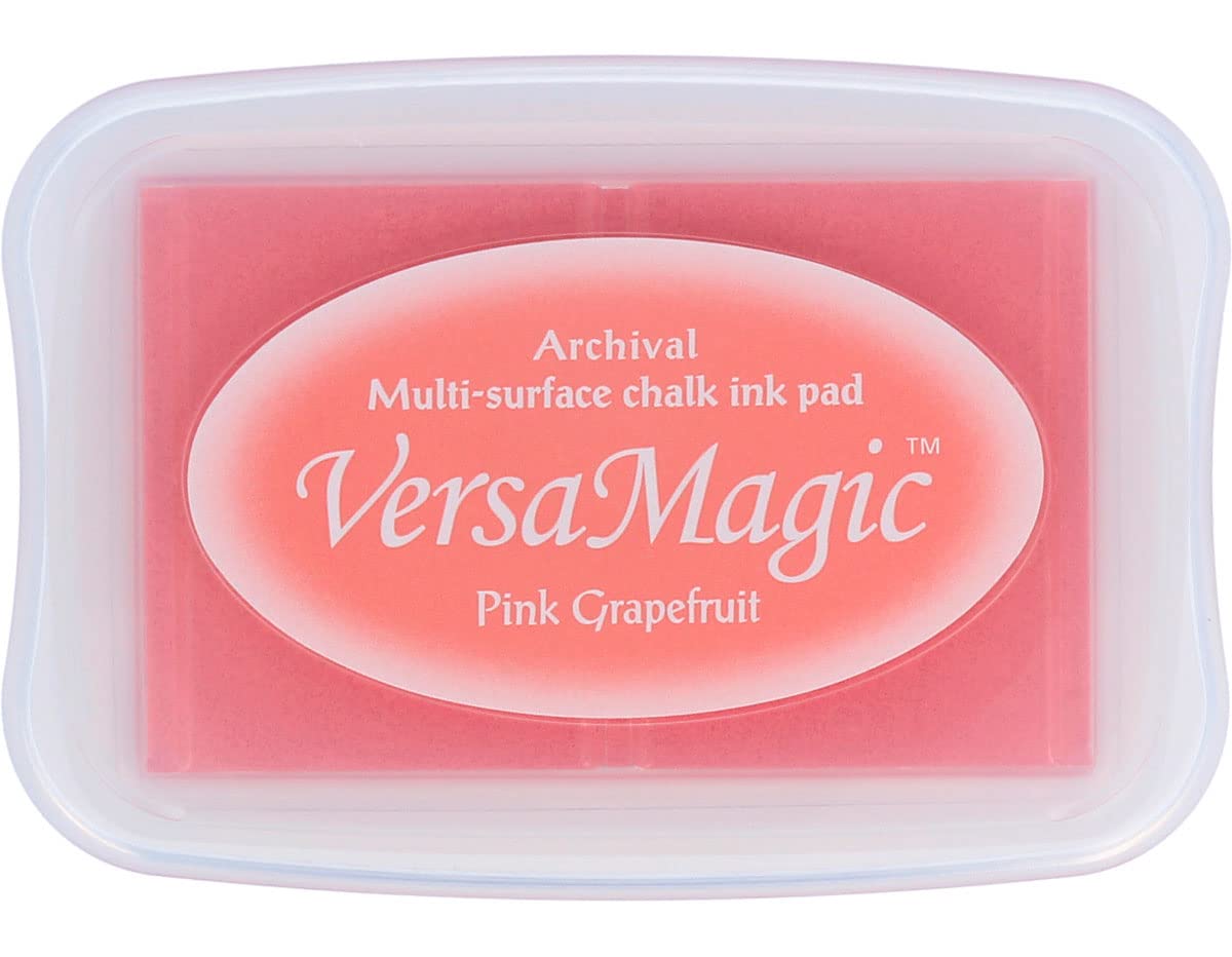 Tsukineko VG000074 Versamagic Chalk-Finish Ink Pad - Pink Grapefruit