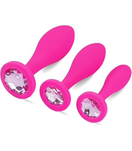Amazon.com: Butt Plugs Trainer Silicone Anal Plugs Beginners Starter Set  for Women and Men Soft Silicone Plugs Toys Trainer 4 Piece Set (Black) :  Health & Household