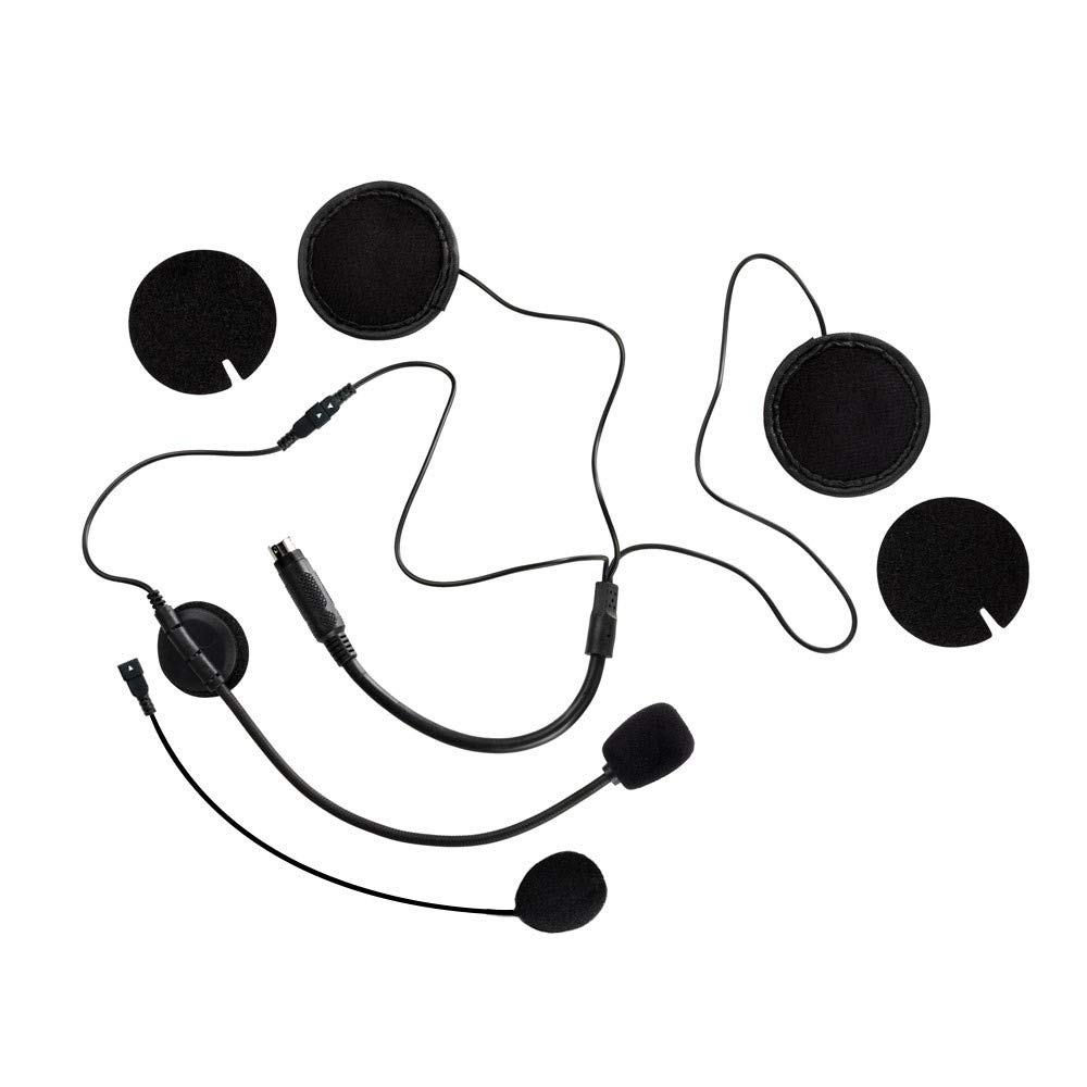 Alan Headset with microphone COHS Universal-Headset 41932 suitable for Integralhelm, Jethelm