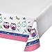 CFPL-CG PDTXCLS HOMIEBUDS TOMENGBEIAABBCC Dijkoo (2 Pack) Owl Pal Plastic Table Cover 54 X 108 Inches (Plus Party Planning Checklist by Mikes Super Store)