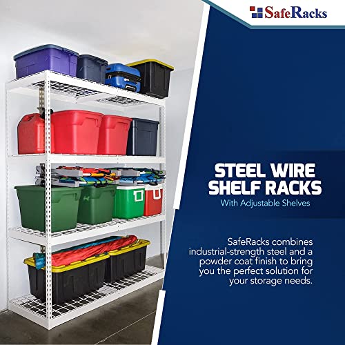 SafeRacks Garage Shelving Unit Storage Shelf That Holds 500 Pounds